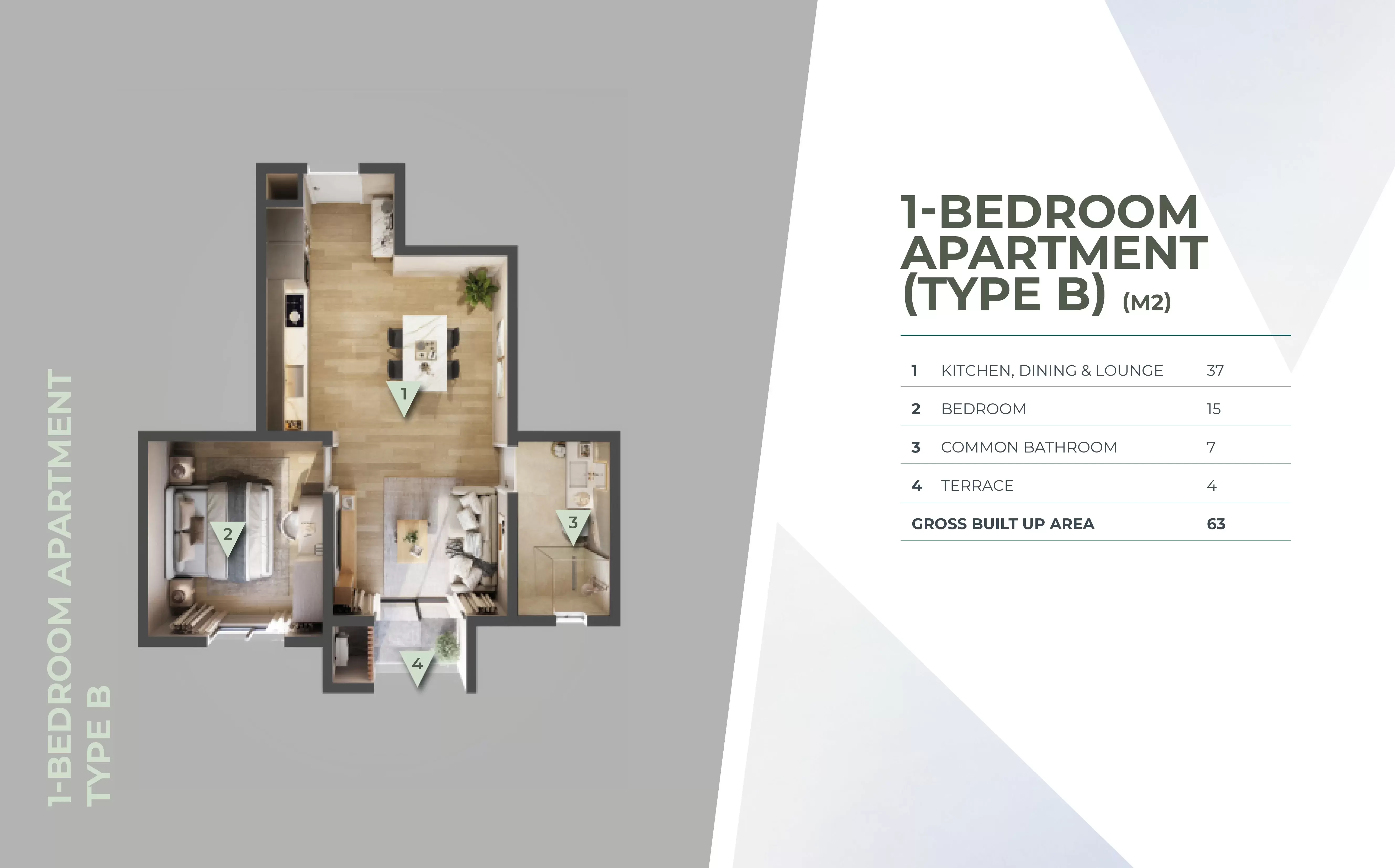 1-Bedroom Apartment (Type B)